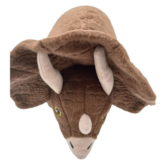 Triceratops Plush Kohls Cares Brown Dinosaur Horns 13 Inch Stuffed Animal Toy - Picture 9 of 12